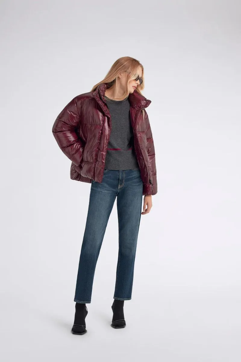 Jeans slim fit con gamba a sigaretta donna Blu